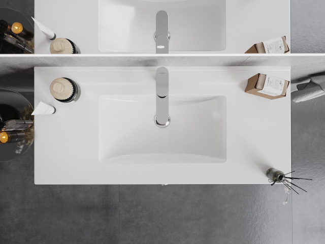 Шкаф за баня с мивка 45 см