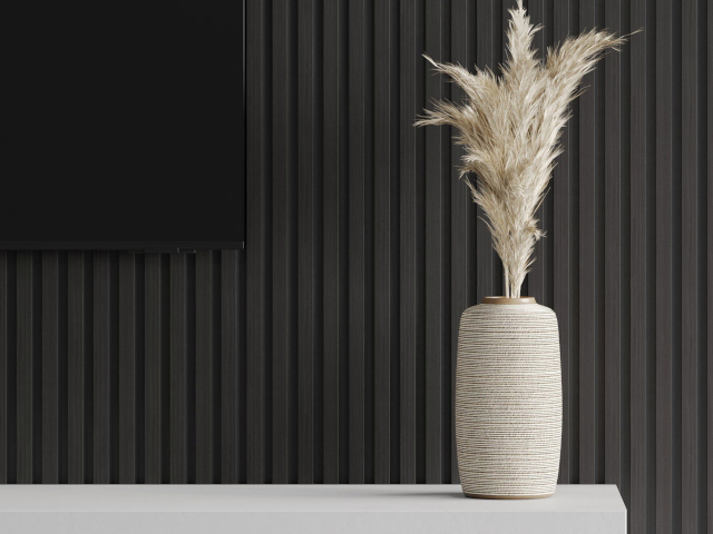 Черни ламели в стаята