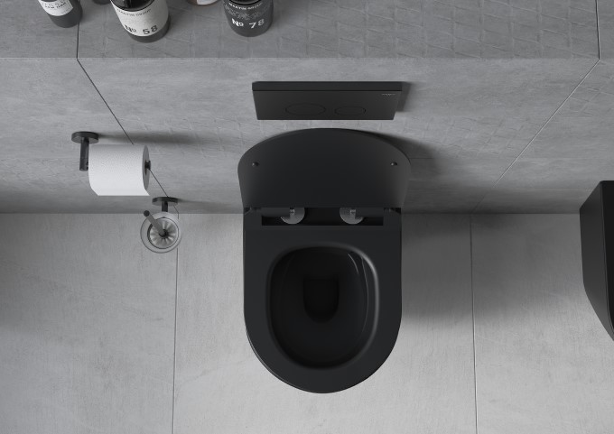 Контейнери и четки за WC черни