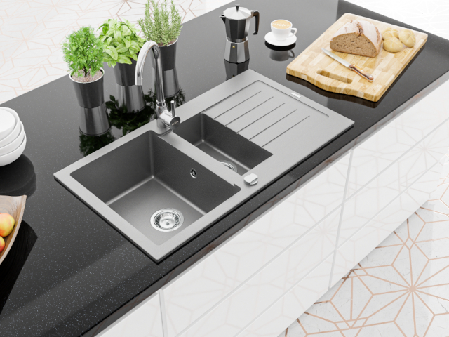 Цвят инокс на мивка