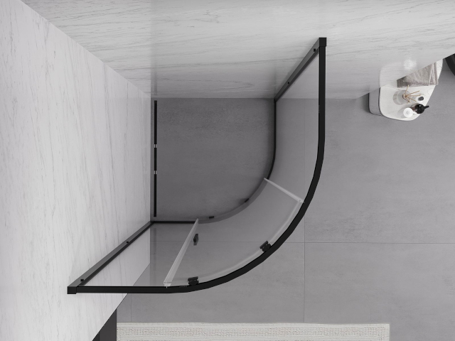 Полукръгла форма на душа