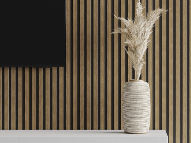 Ламел на стена орех