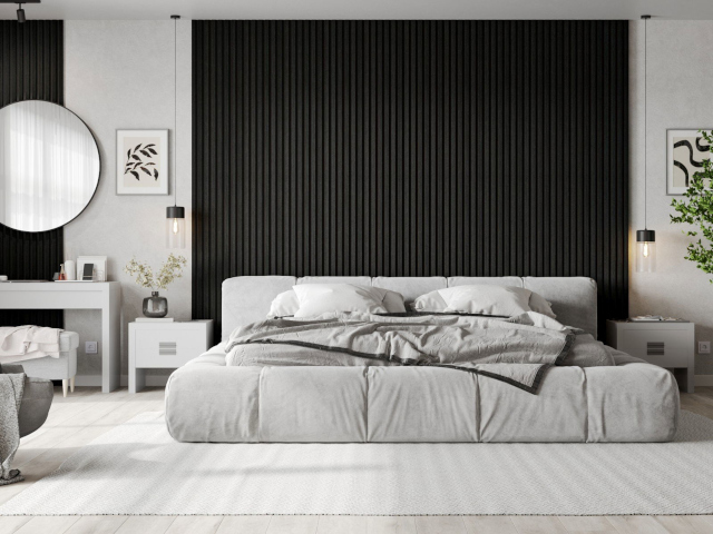 Черен цвят ламели