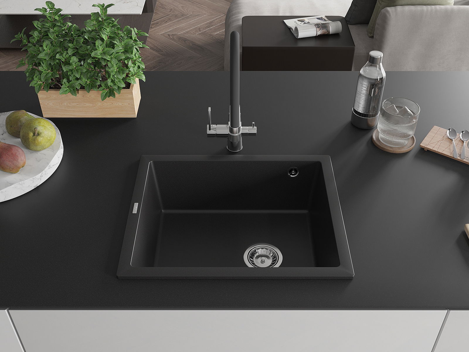 Подвеждана мивка Mexen