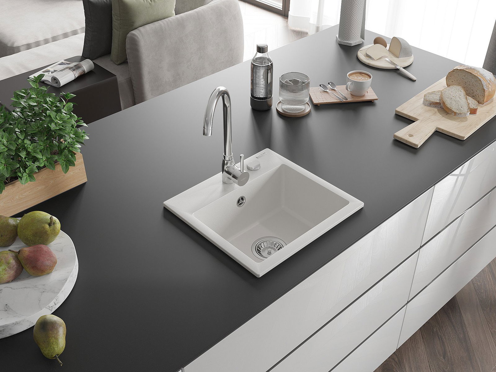 Едночастова мивка Mexen