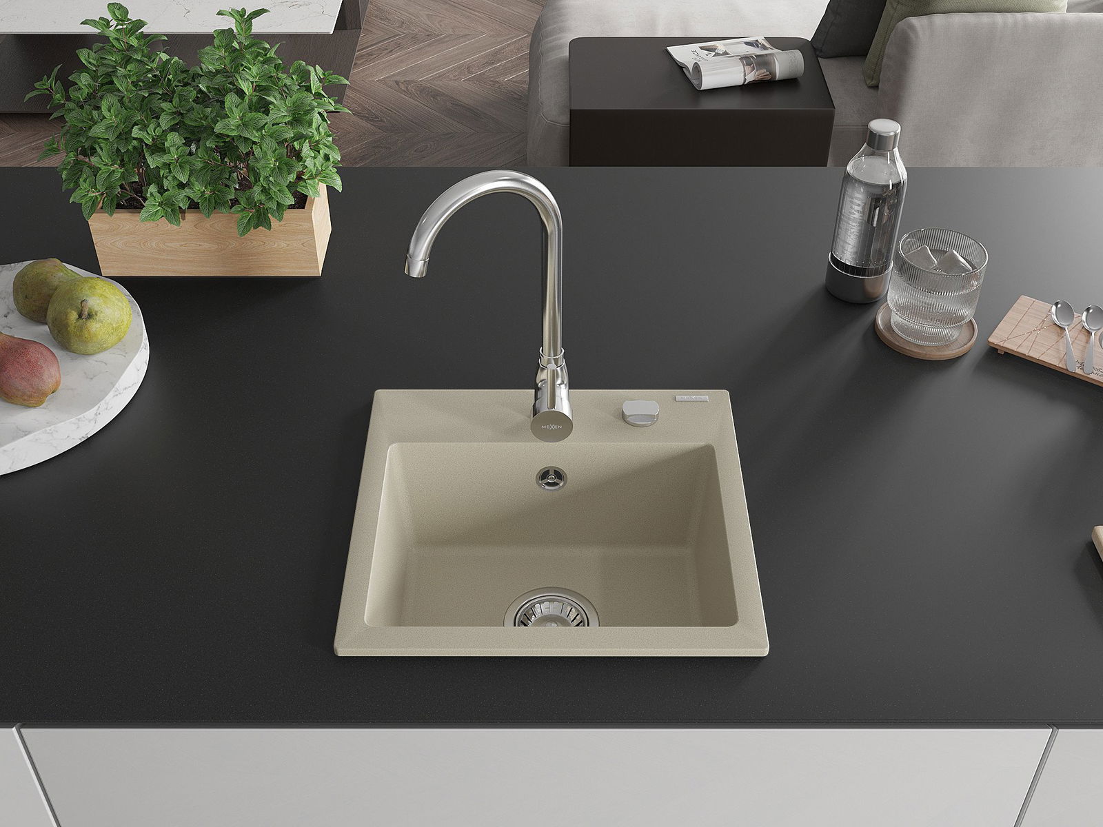 Едночастова мивка Mexen