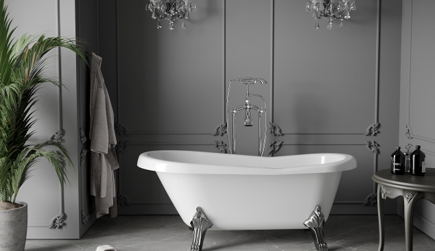 Баня в ретро стил