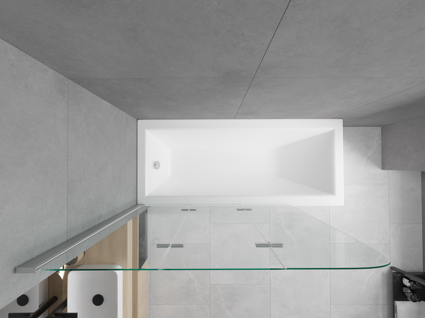 Вана и душ в едно