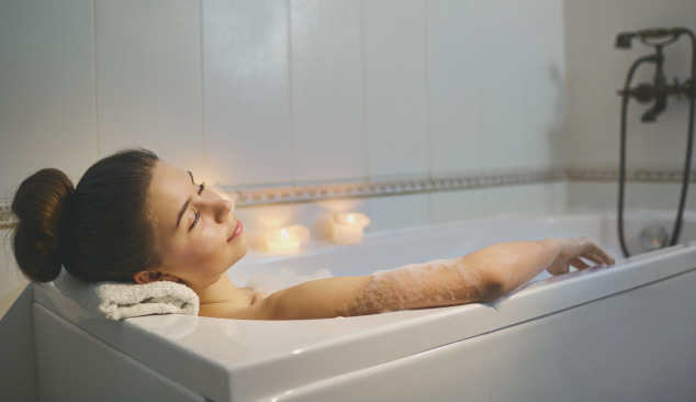 Идеалната баня само с правоъгълна вана