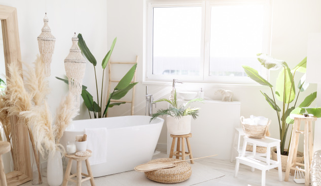Рустикален стил в твоята баня